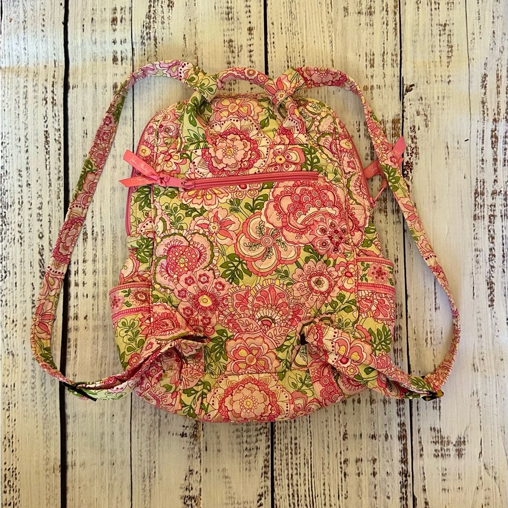 Vera Bradley Petal Pink Mini Backpack - Picture 2 of 2